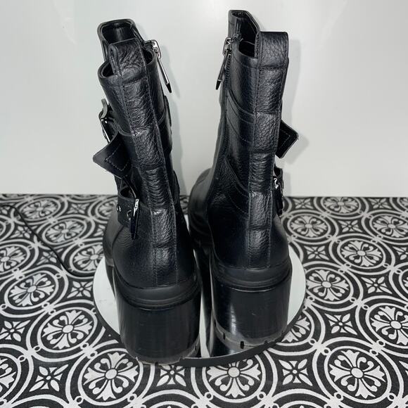 NATURALIZER Trina Mid Shaft Boots, black pebble, 7 - Picture 2 of 11